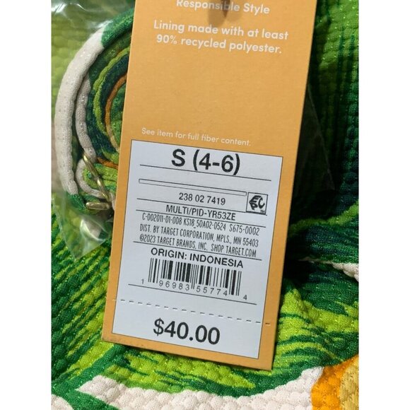 Small - Womens Pique Bandeau Full Coverage One Piece Swimsuit - Kona Sol - Picture 5 of 8